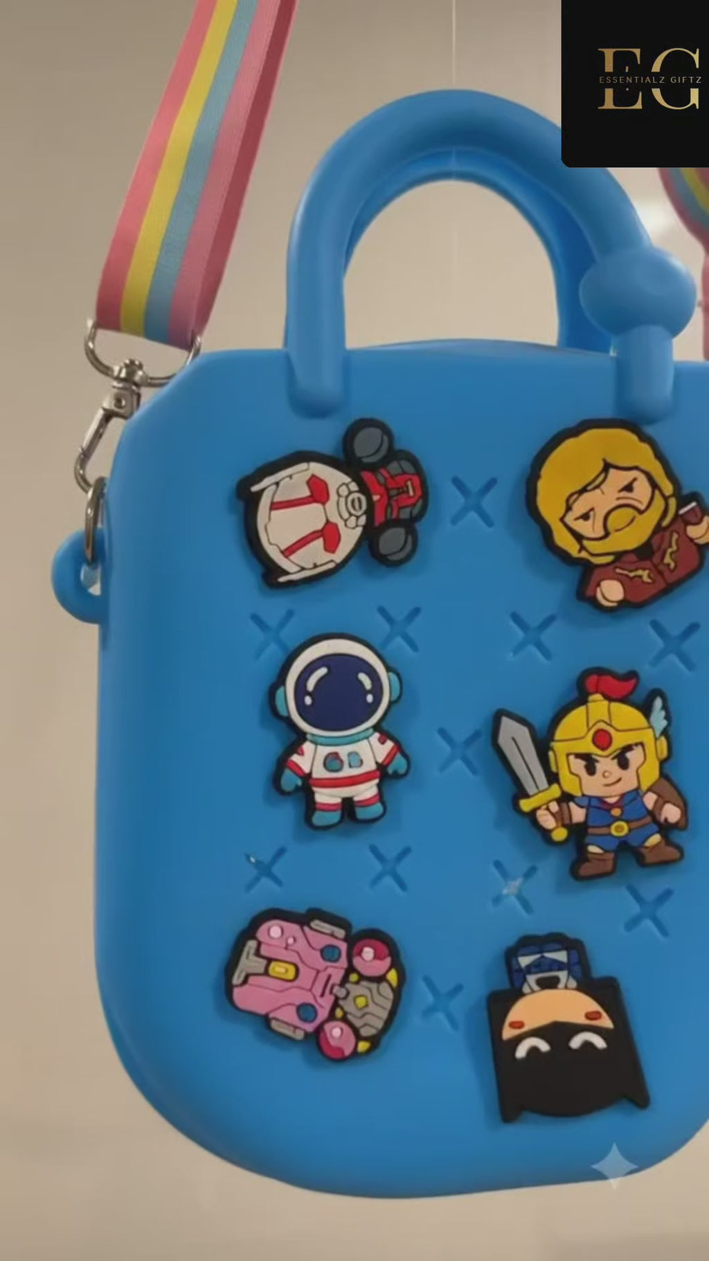 Colourful Silicon Sling Bags For Kids