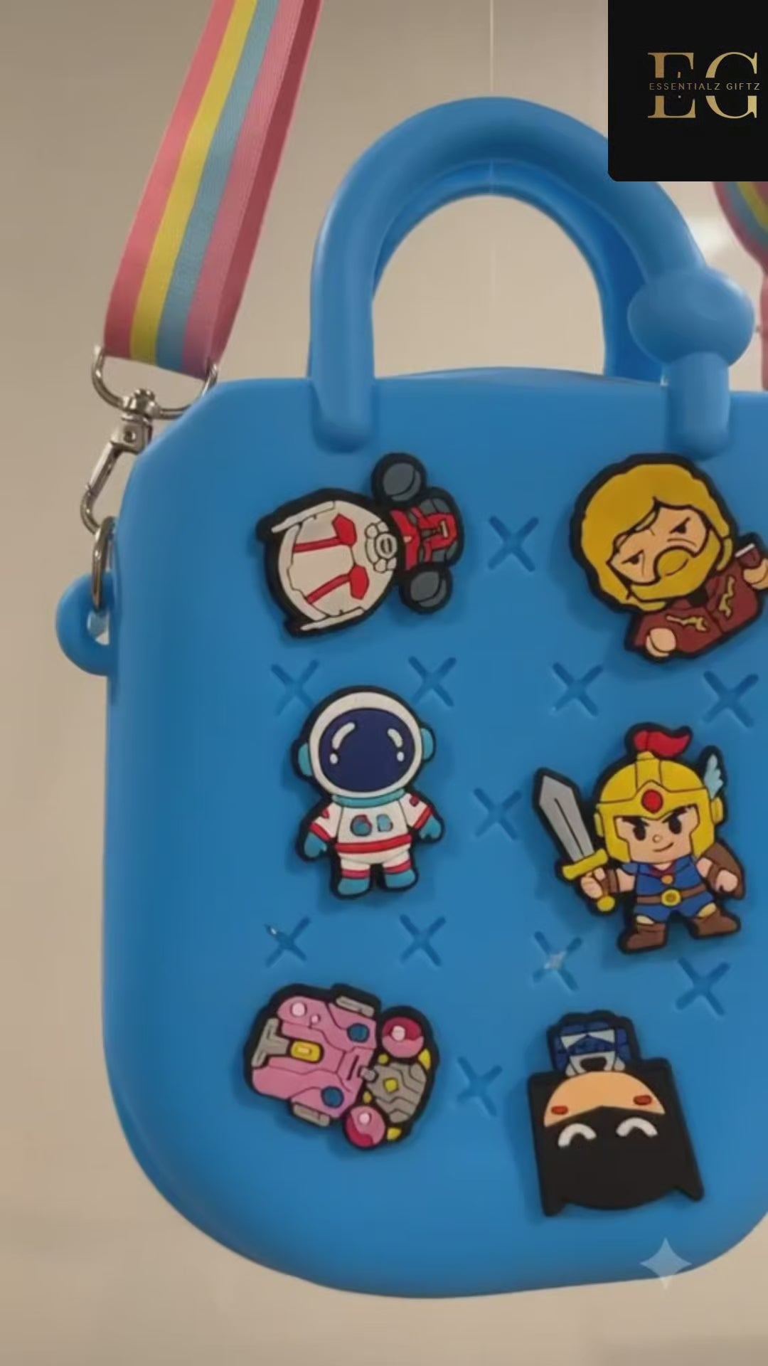 Colourful Silicon Sling Bags For Kids