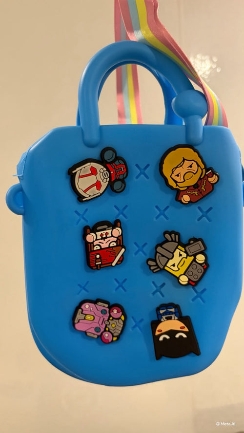 Colourful Silicon Sling Bags For Kids