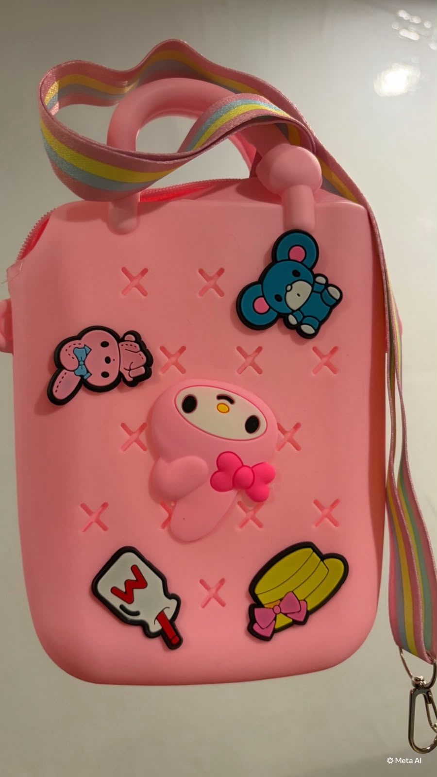 Colourful Silicon Sling Bags For Kids